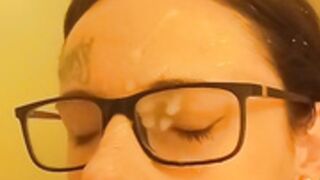 Iris Dark Cum In face 2