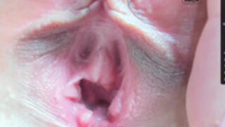 Teenage Open pussy closeup witch Part.1