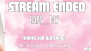baby_tav orgasm show