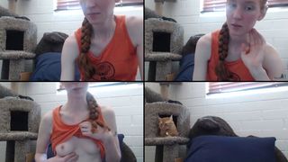 Gingermermaid spreading ass and pussy play in cam recording 2017-04-26 020521