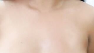 Young milf MarianaByanchi shows off engorged boobs (1)