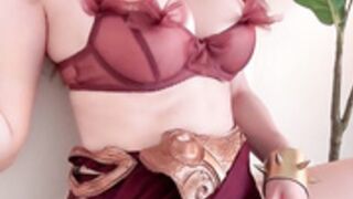 Amouranth - Slave Leia Masturbation