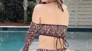 Natalie Roush - Sexy Pool