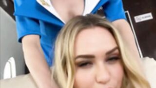 Hot Flight Attendants First Class Sexy Play