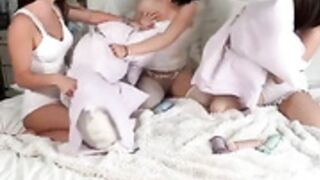 Lily Kawai, liawaifuu & lotusbomb GGG Bondage Threesome