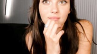 Scarletmore naked on sofa