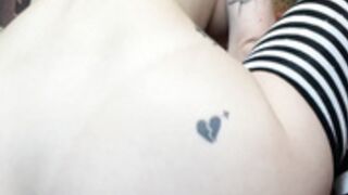 Emo dragon dildo ride