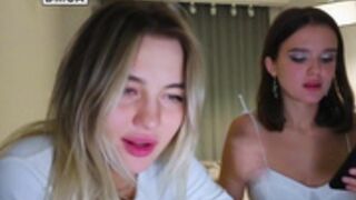 lilly_mattsson See thru wet shirt in shower