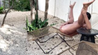 Aubrey Cyles Outdoor Solo Masturbation