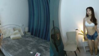 TrishaRey in VR dances around her new Nora toy