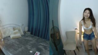 TrishaRey in VR dances around her new Nora toy