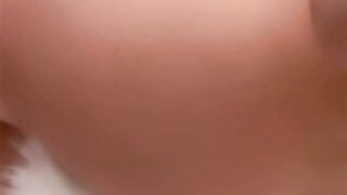 Misscarriejune white bunny anal plug