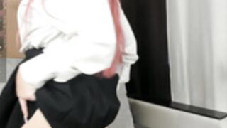 bonnieaytes college uniform tease
