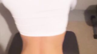 Cute girl getting backshots