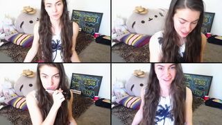 Chroniclove showing off booty and a few peeks of plump pink pussy in cam recording 2017-05-08 020030