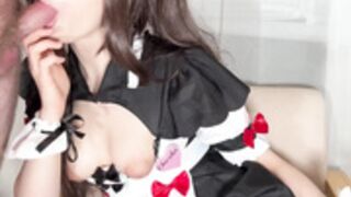 SushiBunniii Cosplay Blowjob