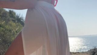 Sammy Braddy Hot Orange Bikini