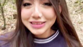 eli face cum in public