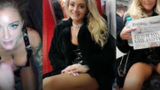 Marie Bombshell ⚡️ Walks in Piccadilly Circus