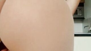 Jasminelilyrose white lace lingerie boobs and ass tease