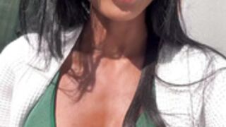 Anna Celeste - Green Bikini (1)