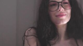 lightshow and wet naked body