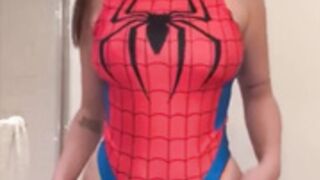 sophieraiin Spider-Man suit PPV
