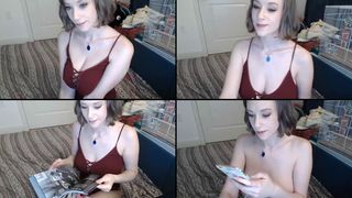 Anya96 got down on the floor and rode the hell out of her black dildo and lots of close ups in cam recording 2017-04-26 212751