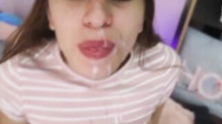 britany589 2021-03-02 Facial Mouth Swallow