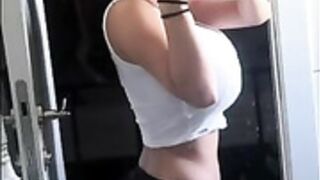 Unknown girl amazing boobs