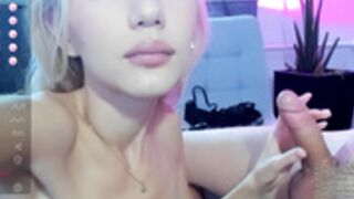 Wladilia lightly stroking