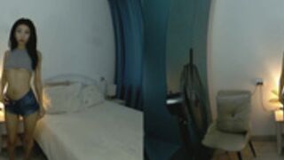 Trisharey strips for you in VR