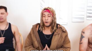 AngelYoungsXXX OnlyFans Blind Casting Ends in DP Orgy