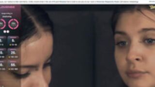 Vivid_girls kissing, spanking