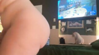 Gingersnap33 gets naked and paddles thighs 20240907