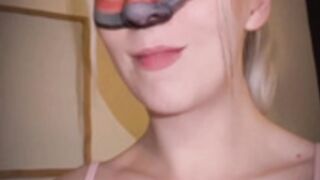 Charlotte_99xx takes a facial with bullseye - Edit