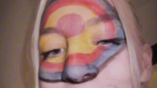 Charlotte_99xx takes a facial with bullseye - Edit