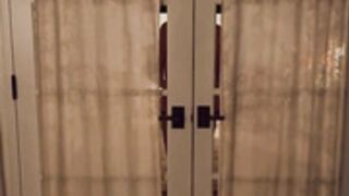 Denise RIchards in orange lingerie