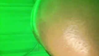 OrgazMia fully naked with oil all over her