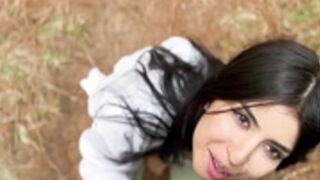 Latina Karol Smith sex in the woods