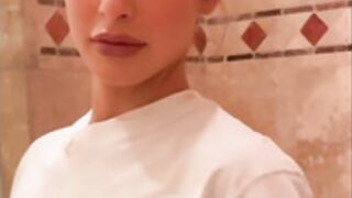 Hannah Palmer in shower