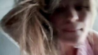 -AngelAri- Deepthroat In The Car At Public Parking