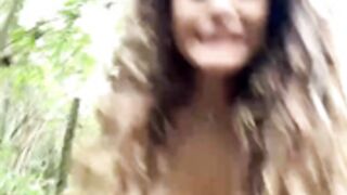 alana15 Strip And Gets Full Nude In The Forest