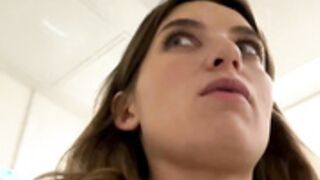 -AngelAri- Squirts In Her Coffee Cup And Drinks It