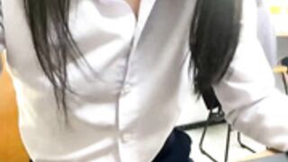 Mina-Mi OMG Real Shows Tits Near A Boy