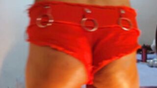 Zuby_duby Red shorts