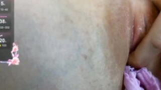 Emiliya_Cute Stuffs Panties in Pussy Rubs Clit Orgasm