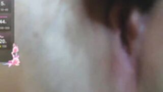 Emiliya_Cute PVT Riding Dildo in Ass Creamy Orgasm