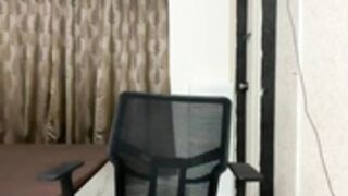 Indian amishahaa butt_plug, nipple_clamps, oil on boobs