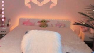 Cutie mimifors takes care of pleasuring her young pussy